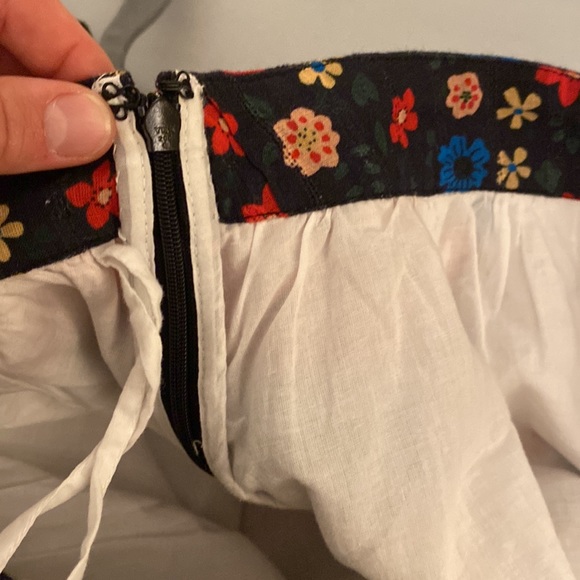 Anthropologie Let Me Be Contrast Floral Maxi Skirt - Picture 8 of 8